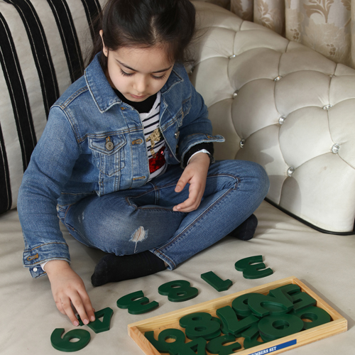 Wooden Alphabet and Number Block